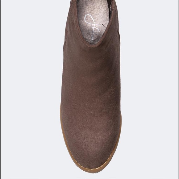 Brown Suede Booties - Picture 2 of 4